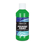 8OZ POURING PAINT ACRYLIC GREEN