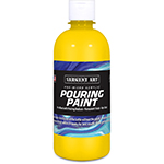 16OZ POURING PAINT ACRYLI C YELLOW