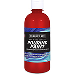 16OZ POURNG PAINT ACRYLC RUBINE RED