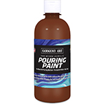 16OZ POURNG PAINT ACRYLC BURNT UMBR