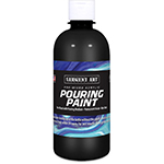 16OZ POURING PAINT ACRYLI C BLACK