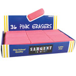 36CT LARGE PINK ERASER PA CK