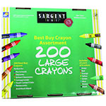 SARGENT ART LARGE CRAYONS 200 LARGE