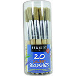 20CT JUMBO BRUSHES PLASTI C HANDLES