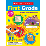 FIRST GRADE WIPE CLEAN WO RKBOOK