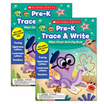 (2 EA) PRE-K TRACE & WRIT E ACTIVTY