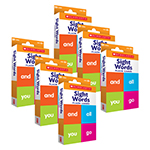 (6 PK) FLASH CARDS SIGHT WORDS