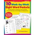 10 WEEK BY WEEK SIGHT WOR D PACKETS