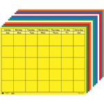 HORIZONTAL CALENDAR SET 2 8 X 22