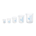 BEAKERS SET OF 5 POLYPROP YLENE