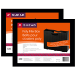 (2 EA) SMEAD FILE BOX