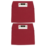 (2 EA) SEAT SACK STANDARD 14IN RED