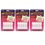 (3 PK) STIKKICLIPS 30 WHI TE CLIPS