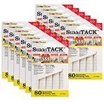 (12 PK) STIKKI TACK 80 WH ITE TABS