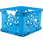 PREMIUM FILE CRATE W HAND LES BLUE