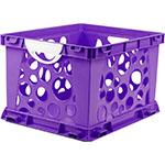 PREMIUM FILE CRATE W HAND LES PURPLE