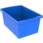 MEDIUM BLUE CLASSROOM STO RAGE BIN