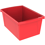 MEDIUM RED CLASSROOM STOR AGE BIN