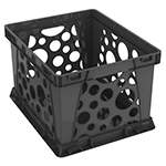 LARGE FILE CRATE BLACK