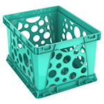 LARGE FILE CRATE TEAL