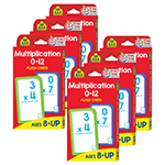 (6 PK) MULTIPLICAT 0-12 F LASH CARDS