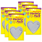 (6 PK) HEARTS MINI ACCENT S VARIETY