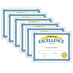 (6 PK) CERTIFICATE OF EXC ELLENCE