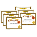 (6 PK) CERTIFICATE OF HON OR ROLL