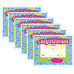 (6 PK) CERTIFICATE CONGRA TULATIONS