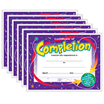 (6 PK) CERTIFICATE OF COM PLETION