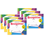 (6 PK) CERTIFICATE OF REC OGNITION