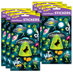 (6 PK) ALIEN ANTICS LARGE STICKERS