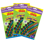 (3 PK) STICKER FOIL STARS SUPER