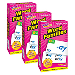 (3 EA) FLASH CARDS WORD F AMILIES