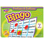 PREFIXES & SUFFIXES BINGO GAME