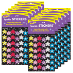 (12 PK) SPARKLE STICKERS STAR