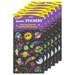 (6 PK) SPARKLY SPACE STUF F SPARKLE