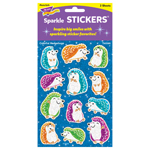 COLORFUL HEDGEHOGS SPARKL E STICKERS