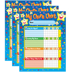 (3 PK) CHORE CHARTS STARS 25 PER PK