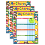 (3 EA) SOCK MONKEY CHORE CHART