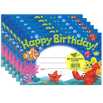 (6 PK) HAPPY BIRTHDAY SEA BUDDIES