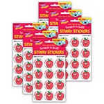 (6 PK) STICKERS 24CT SNAP PY APPLE