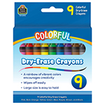 COLORFUL DRY-ERASE CRAYON S