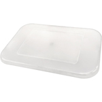 CLEAR PLASTIC STORAGE BIN LID SMALL