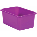 PURPLE SMALL PLASTIC STOR AGE BIN