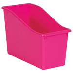 PINK PLASTIC BOOK BIN