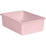 BLUSH LARGE PLASTIC STORA GE BIN