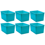 (6 EA) TEAL PLASTIC MULTI -PURPOSE