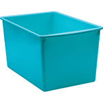 TEAL PLASTIC MULTI-PURPOS E BIN