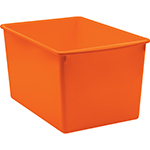 ORANGE PLASTIC MULTI-PURP OSE BIN